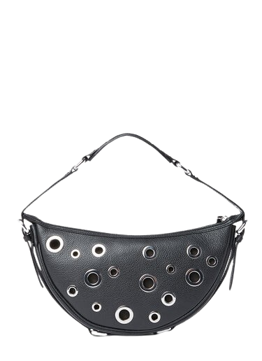 BYFAR Gib Small Leather Eyelet Shoulder Bag