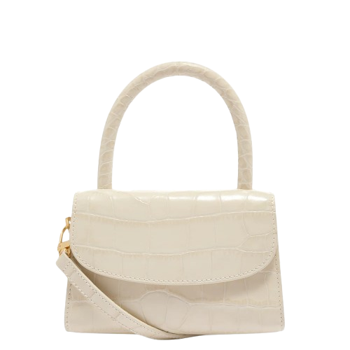 [19PFMINACEDSMA] BYFAR Mini Croc Print Bag
