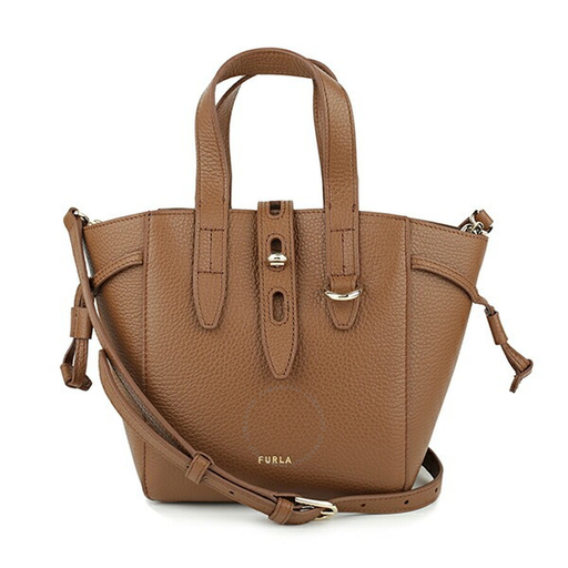 Furla Net Mini Tote Cognac