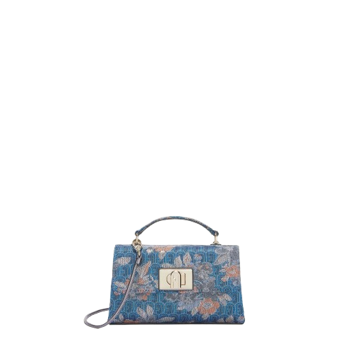 Furla 1927 Mini Crossbody Handle Floreale Blu