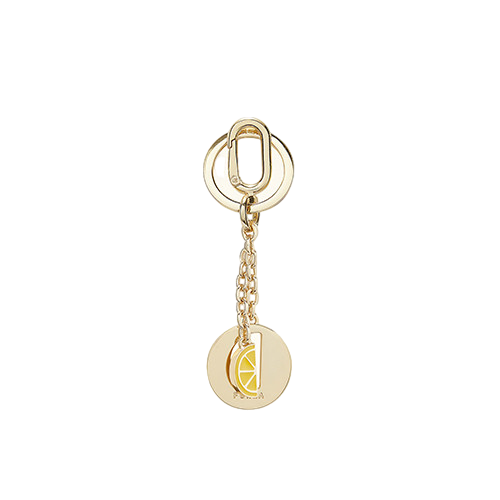Furla Crystal Keyring Lemon